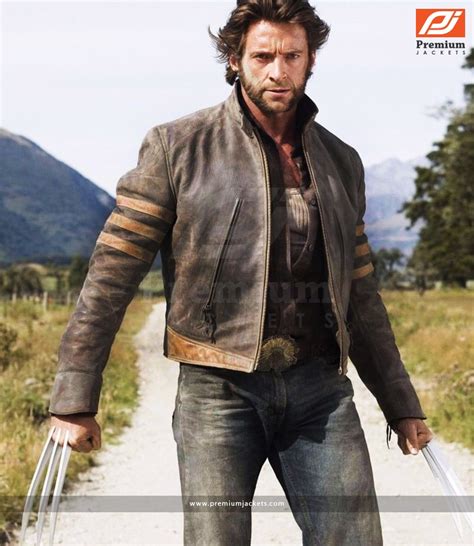 mens movie replica leather jackets|wolverine movie jacket.